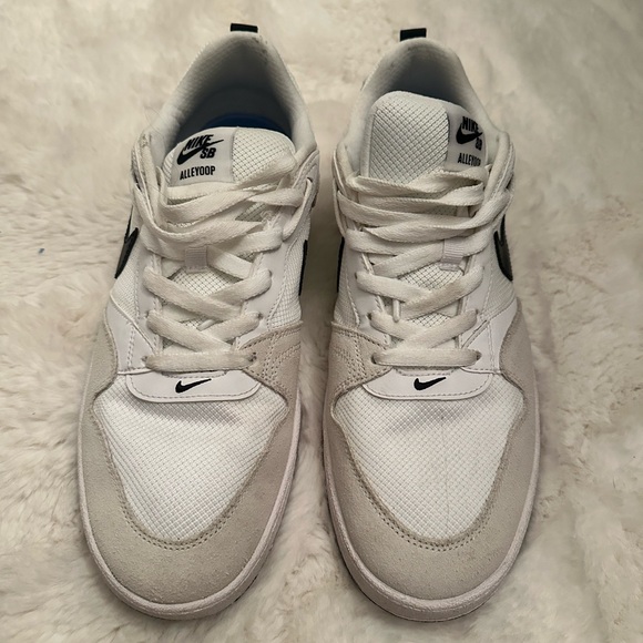 Nike Allyoop white on white / men’s size 10 - Picture 2 of 6